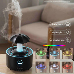 Creative Humidifier - Raindrop Essential Oil Diffuser with Colorful Light - STOREBLITZ