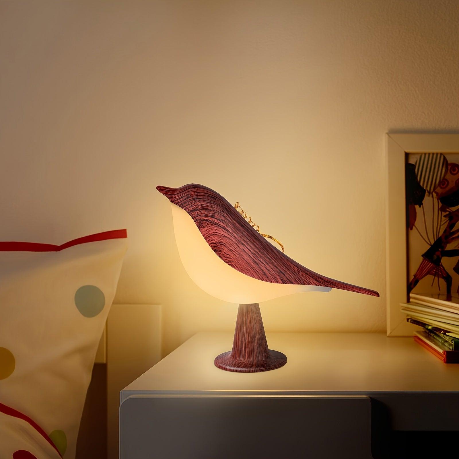 Dimmable Bird Touch Lamp - Cordless Aroma Diffuser Night Light