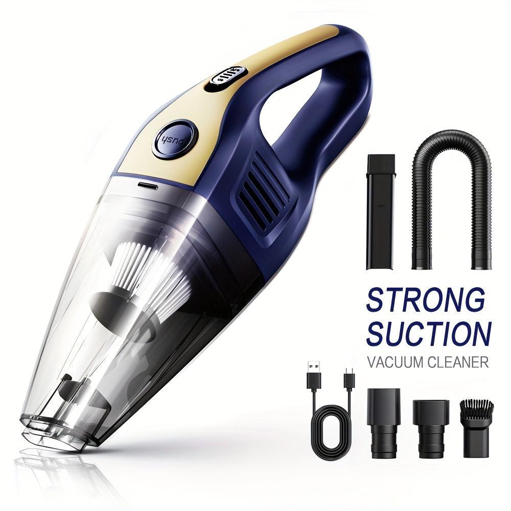 Portable Mini Wireless Handheld Vacuum Cleaner with Powerful Suction for Car  Home