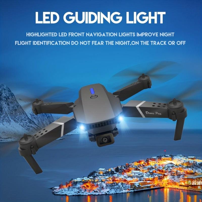 E88 HD Wifi Drone - Foldable Quadcopter with Camera and Obstacle Avoidance