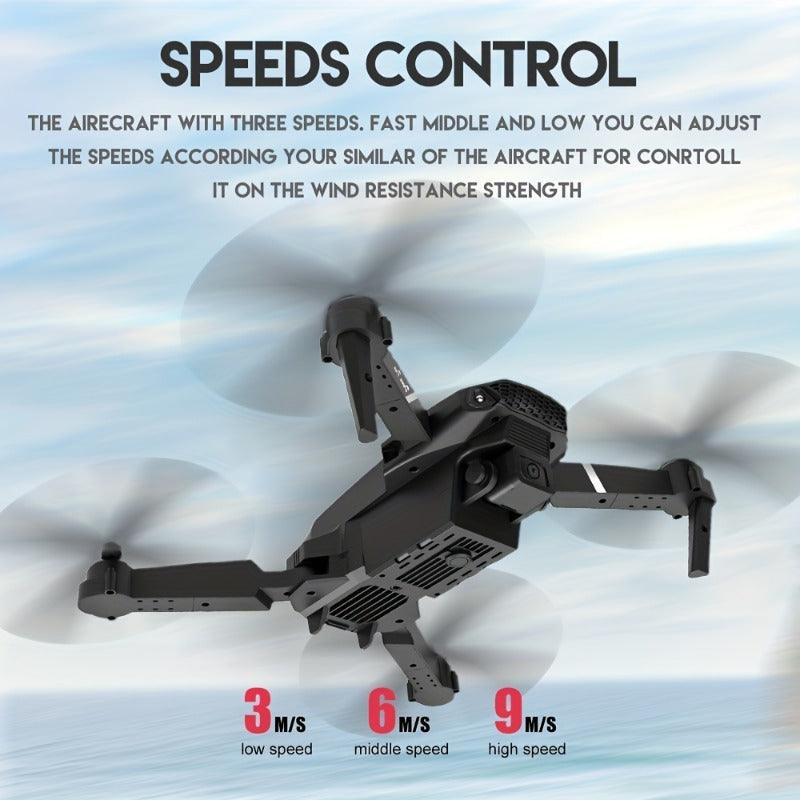 E88 HD Wifi Drone - Foldable Quadcopter with Camera and Obstacle Avoidance