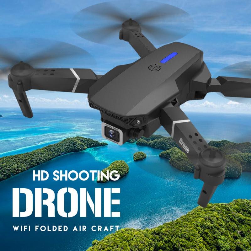 E88 HD Wifi Drone - Foldable Quadcopter with Camera and Obstacle Avoidance - STOREBLITZ