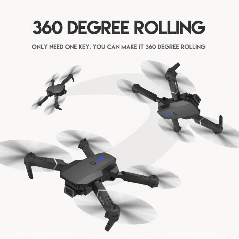 E88 HD Wifi Drone - Foldable Quadcopter with Camera and Obstacle Avoidance