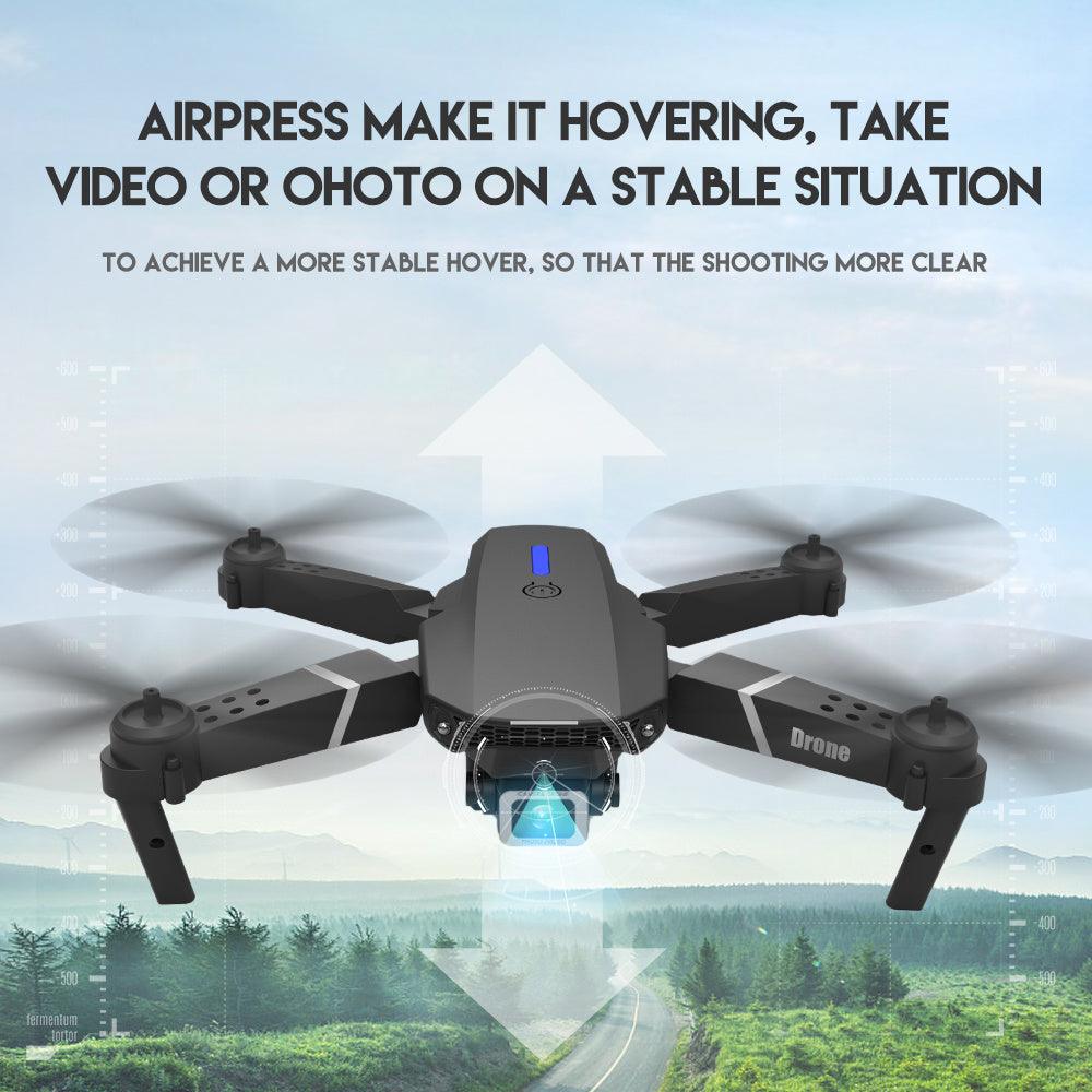 E88 HD Wifi Drone - Foldable Quadcopter with Camera and Obstacle Avoidance