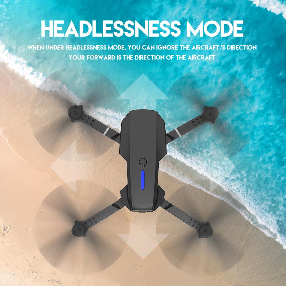 E88 HD Wifi Drone - Foldable Quadcopter with Camera and Obstacle Avoidance