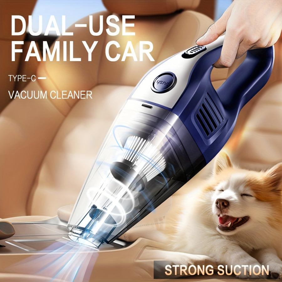 Portable Mini Wireless Handheld Vacuum Cleaner with Powerful Suction for Car  Home