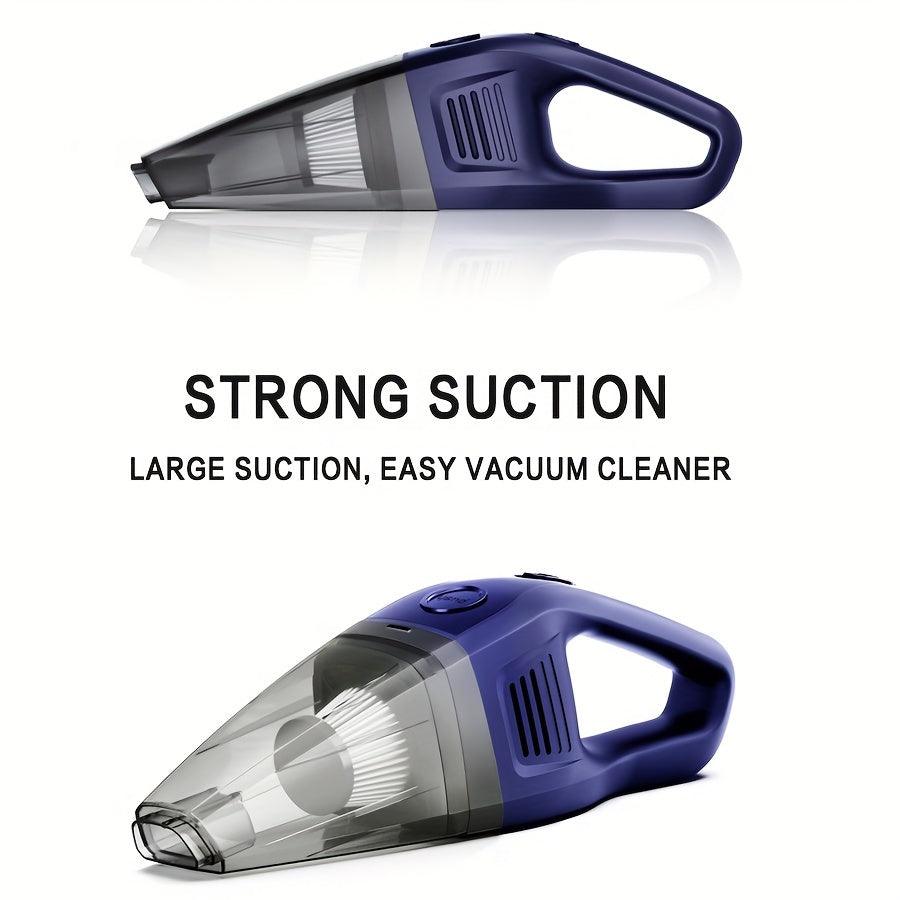 Portable Mini Wireless Handheld Vacuum Cleaner with Powerful Suction for Car  Home