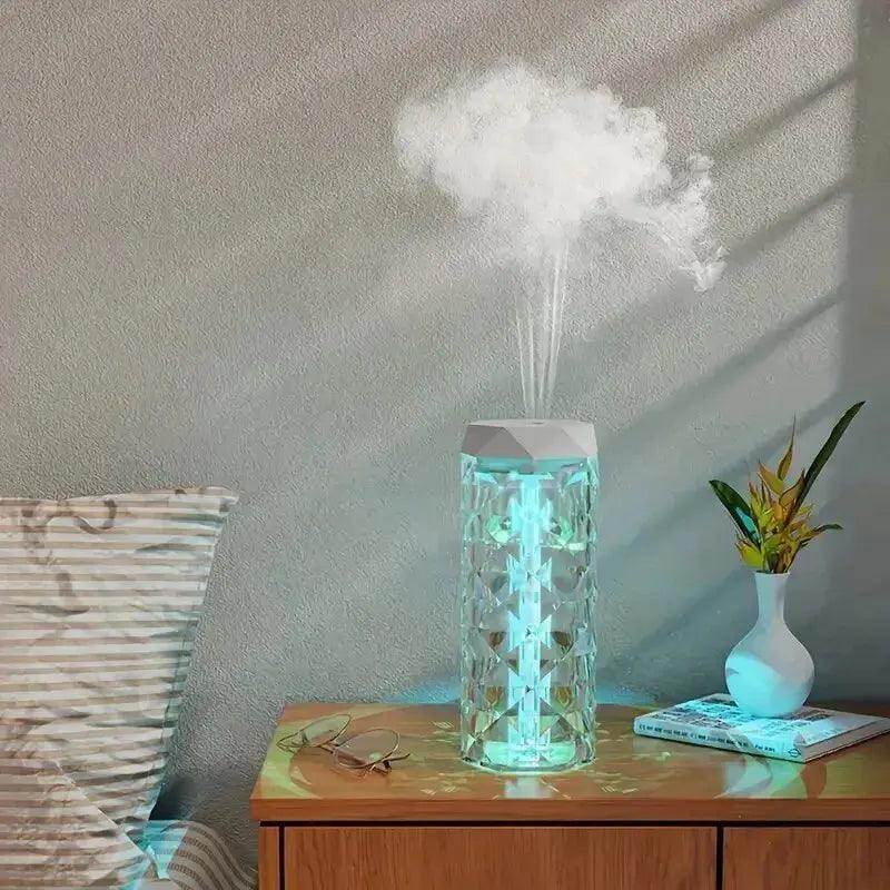 Diffuseur d'huiles essentielles et humidificateur d'air à ultrasons portable 1 pièce 