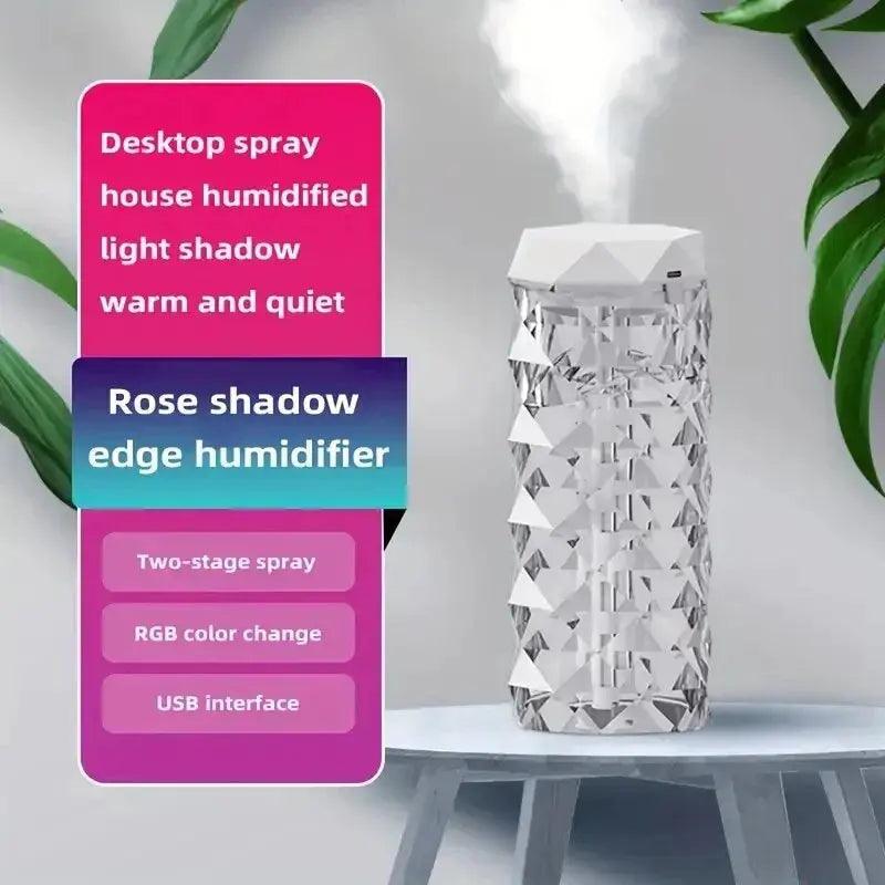 Diffuseur d'huiles essentielles et humidificateur d'air à ultrasons portable 1 pièce 