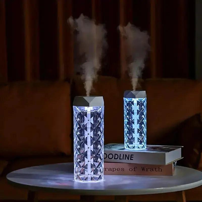 Diffuseur d'huiles essentielles et humidificateur d'air à ultrasons portable 1 pièce 