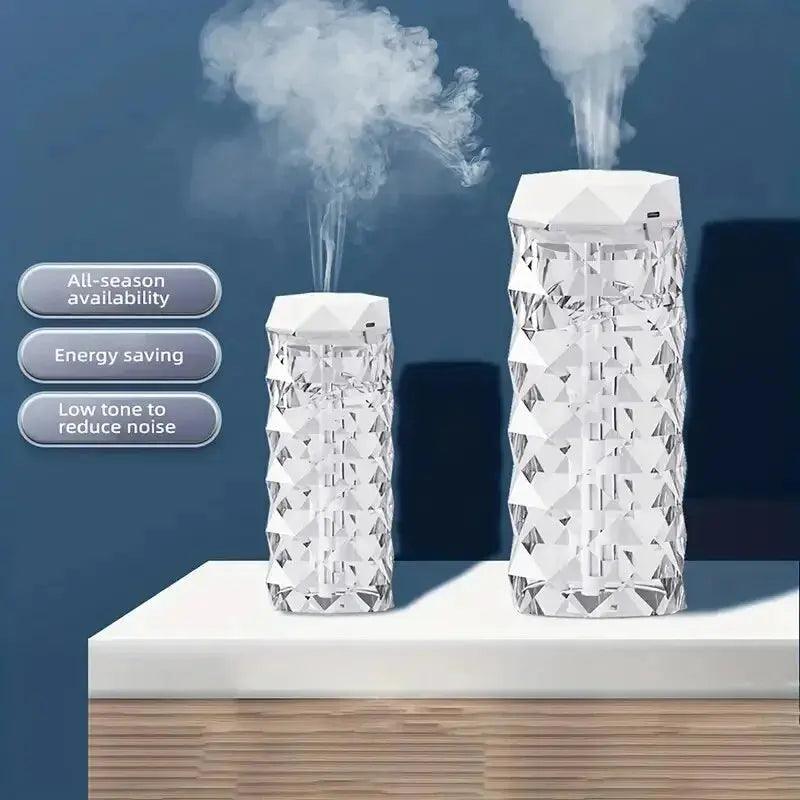 Diffuseur d'huiles essentielles et humidificateur d'air à ultrasons portable 1 pièce 