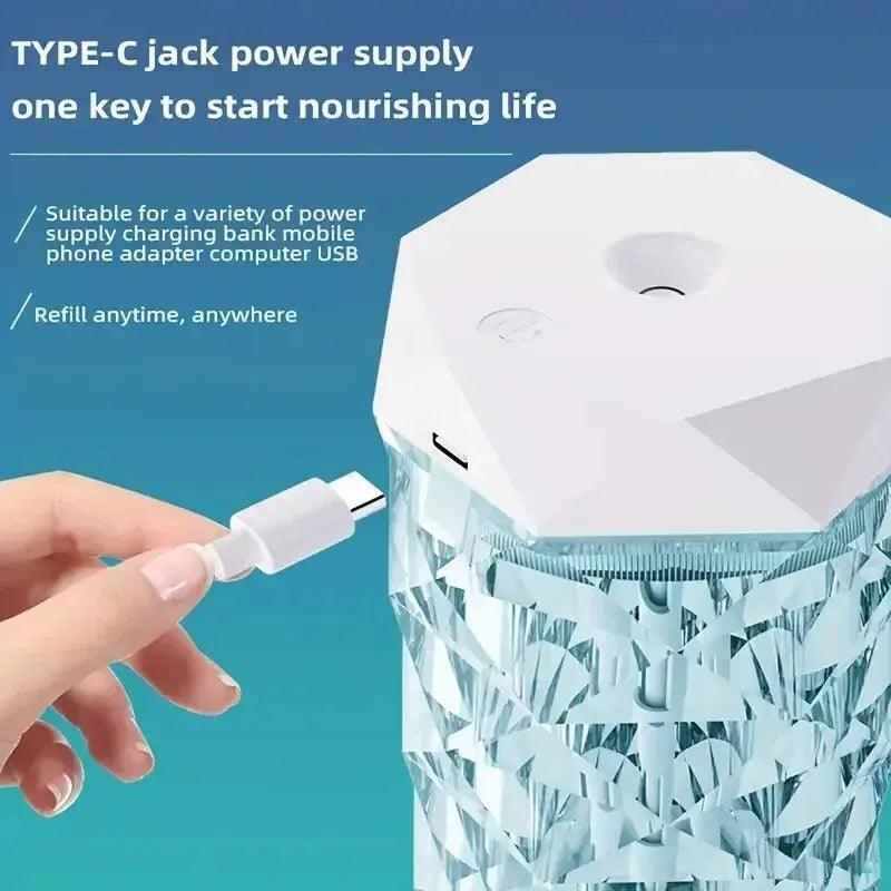 1pc Portable Ultrasonic Oil Diffuser and Air Humidifier