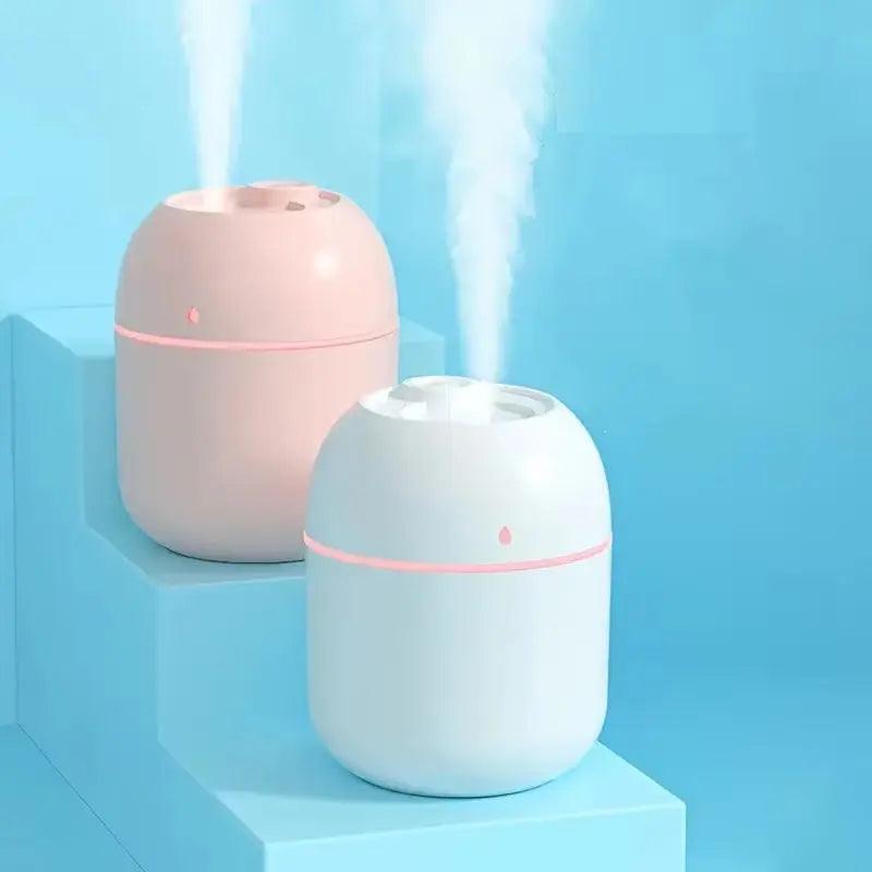 Humidificateur à brume USB portable 220 ml | Diffuseur d'huiles essentielles à double arôme humide