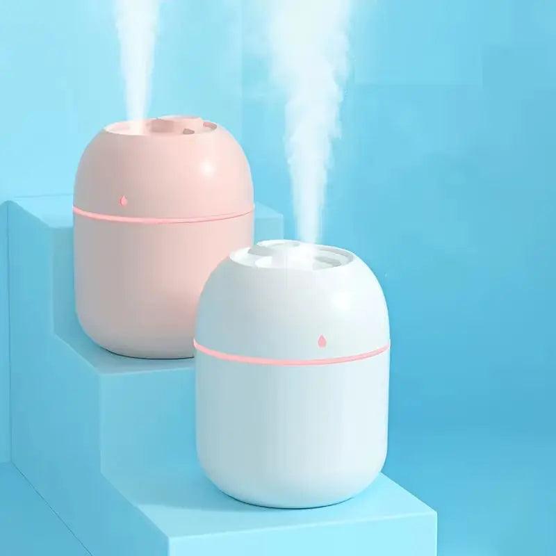 220ML Portable USB Mist Humidifier | Dual Wet Aroma Essential Oil Diffuser