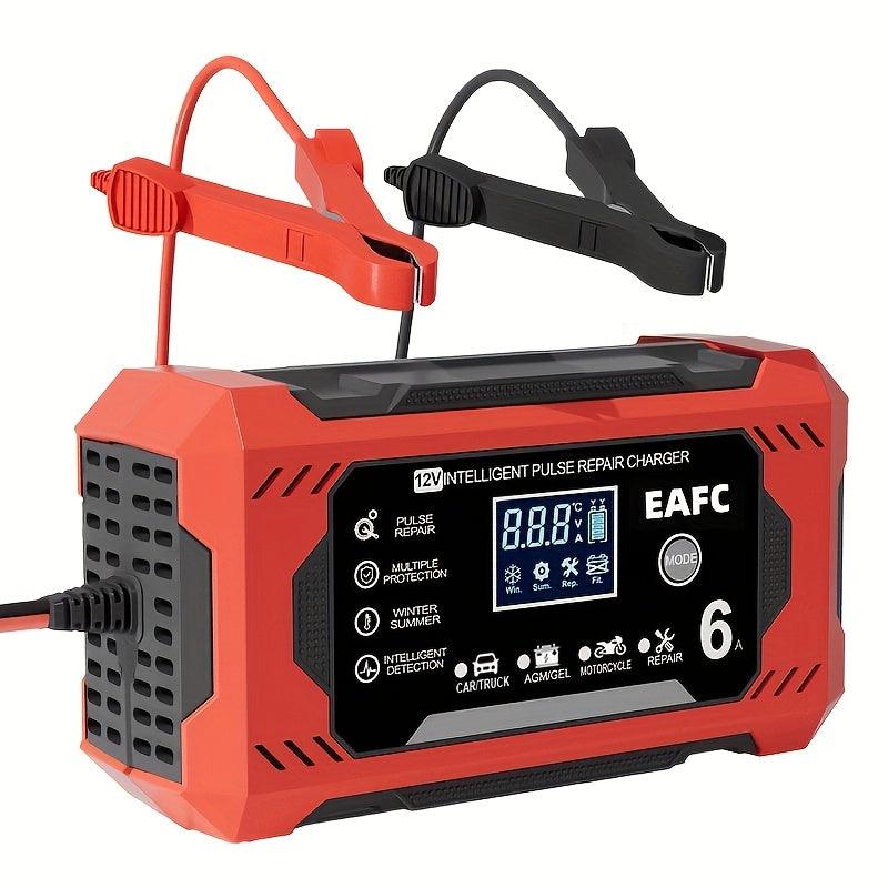 12V 6A Smart Battery Charger - Automotive  Marine Lead Acid Maintainer