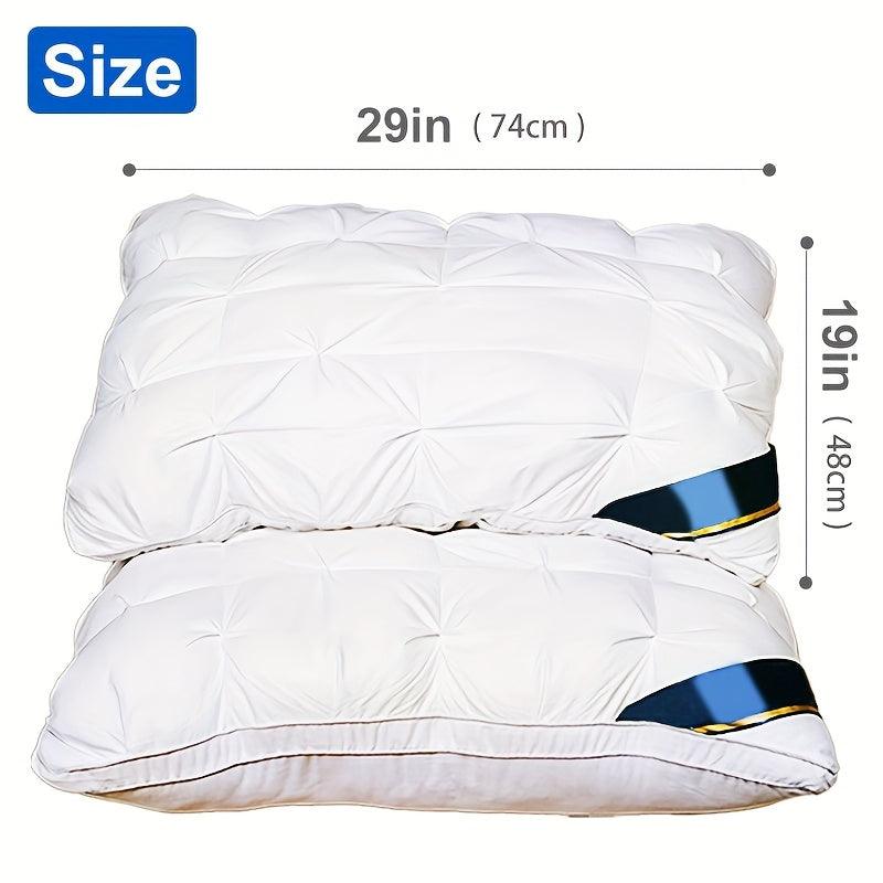 Hypoallergenic Queen Bed Pillows - Soft Down Alternative for All Sleep Positions