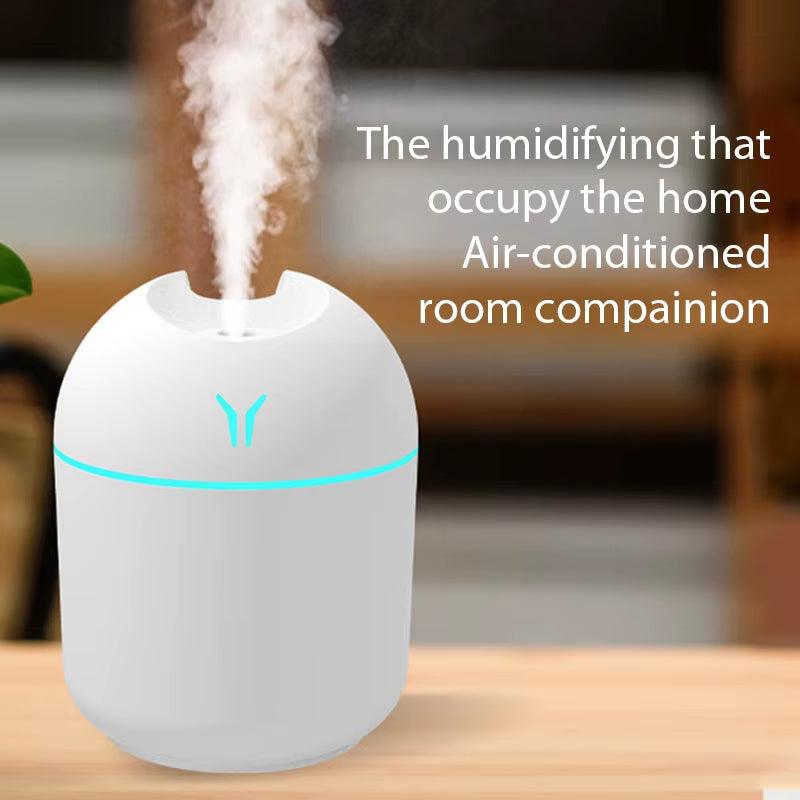 Mini USB Essential Oil Diffuser - 250ML Aromatherapy Humidifier with LED Light for Home and Car