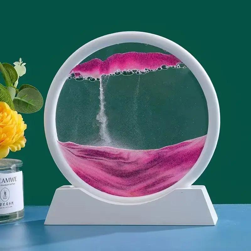 3D Moving Sand Art Hourglass | Deep Sea Sandscape Decor Gift