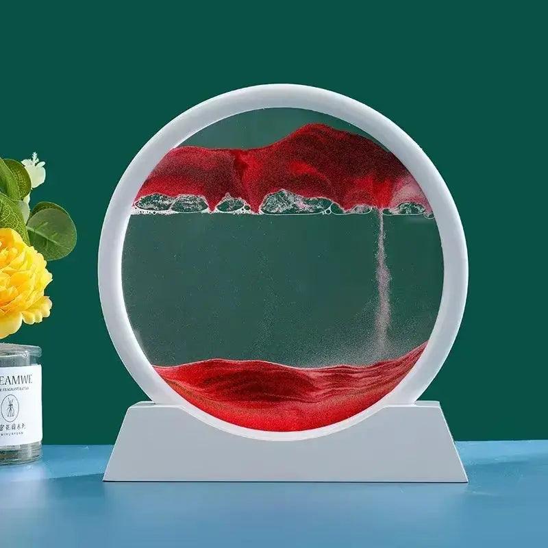 3D Sanduhr mit beweglicher Sandkunst, Sandlandschaft aus der Tiefsee, Deko-Geschenk 