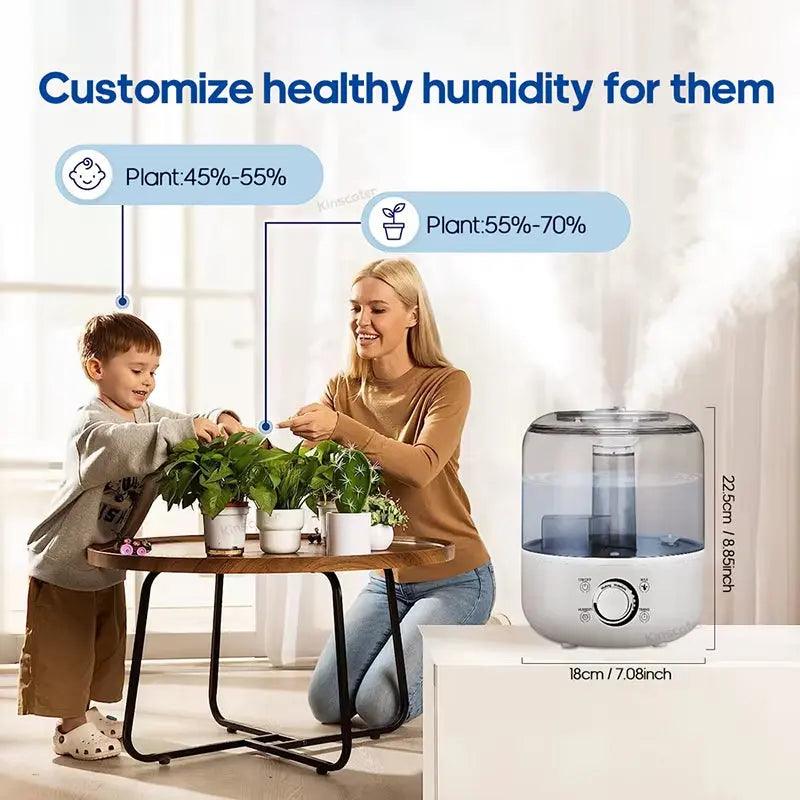 Humidificateur d'arômes professionnel de grande capacité de 3 L | Télécommande et minuterie