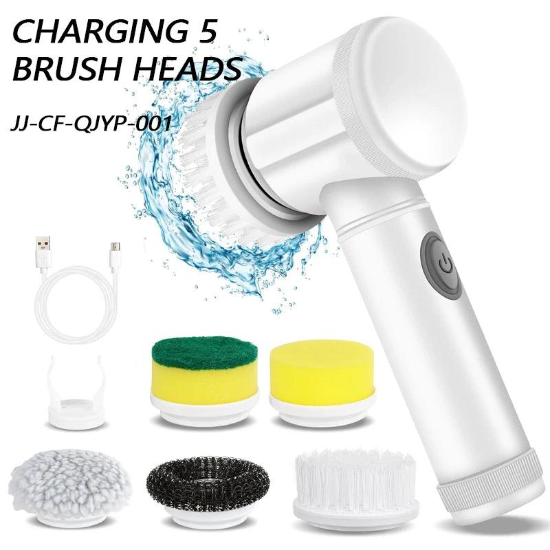 Multi-Functional Power Scrubber Brush - Electric Cleaner for Kitchen and Bathroom