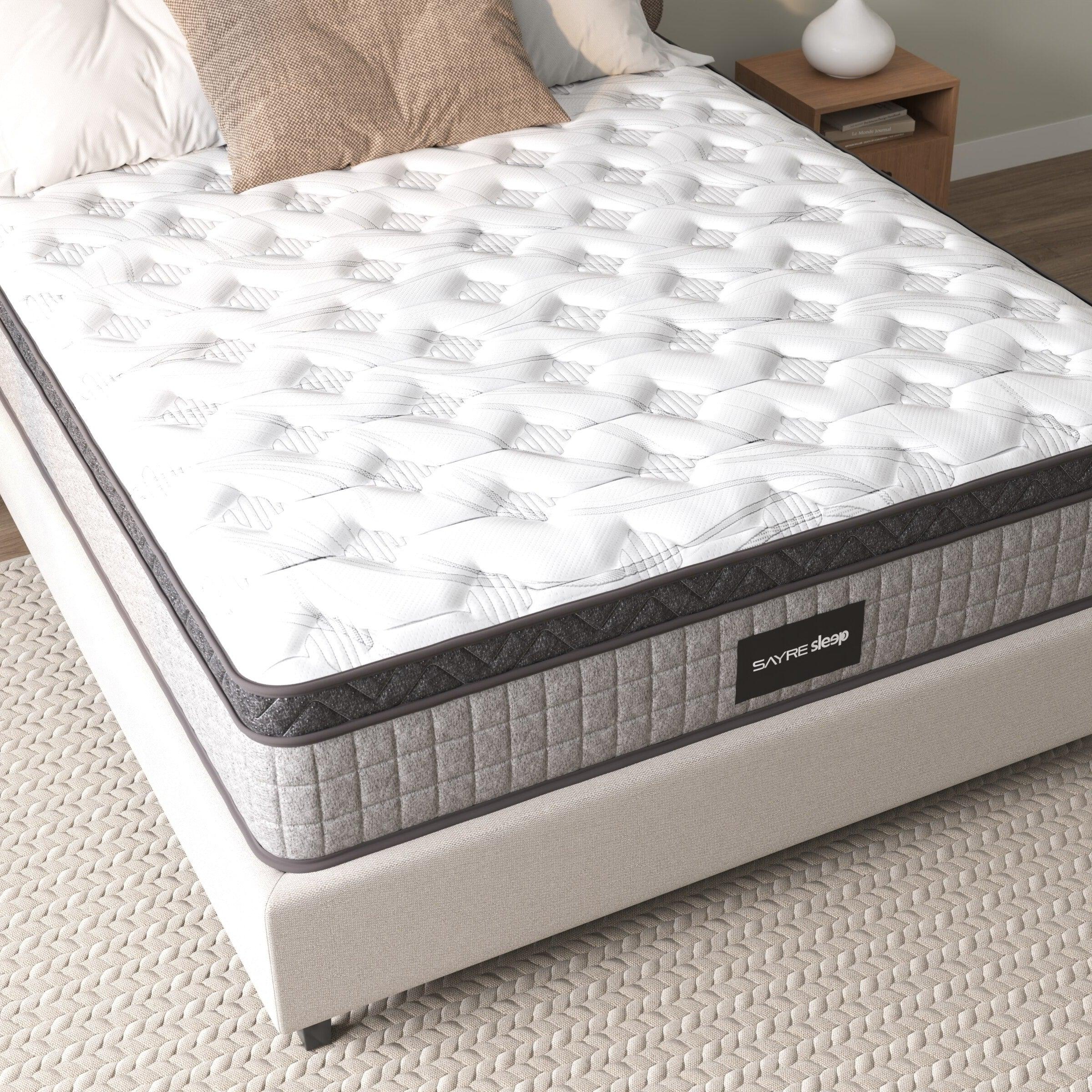 Hybrid Innerspring Gel Memory Foam Mattress - USA Made Motion Isolation