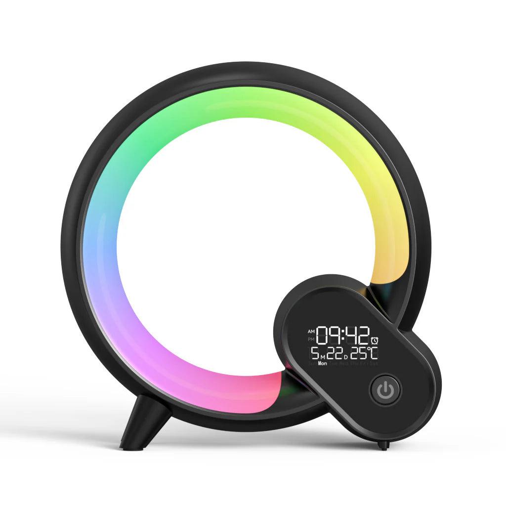 Analog Sunrise Alarm Clock with Bluetooth Audio  Colorful Atmosphere Light