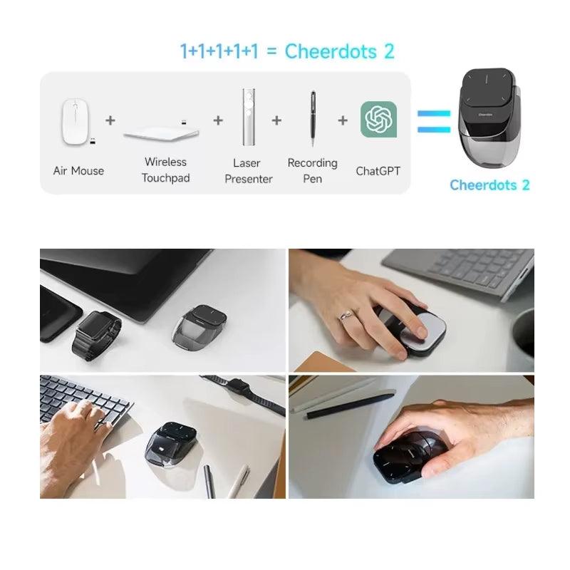 Wireless Touchpad Air Mouse - Detachable AI Gaming Mouse with ChatGPT Integration