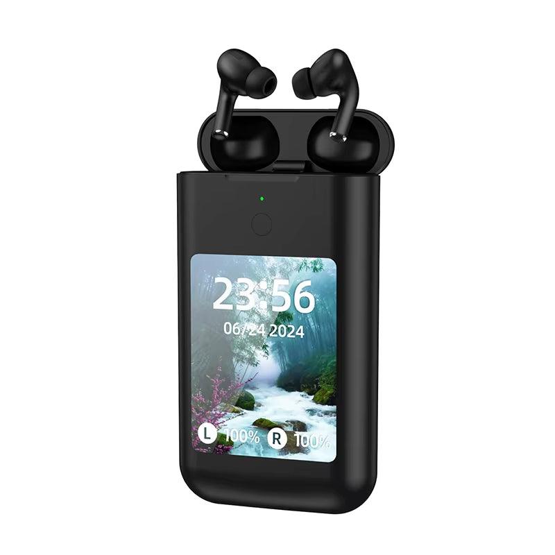 Wireless Earbuds with Touch Control - Multifunctional Headphones Power Bank  Flashlight