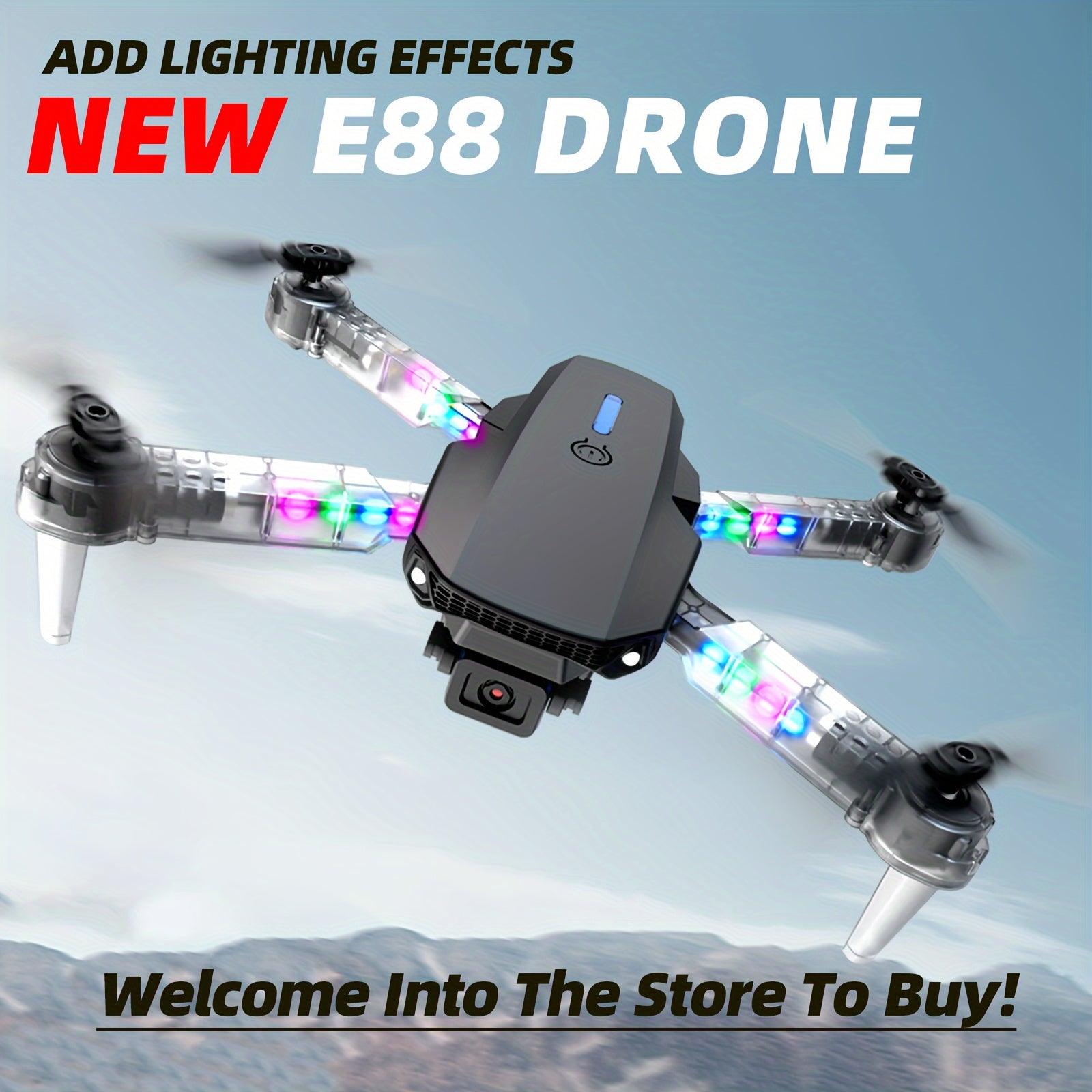 E88 HD Wifi Drone - Foldable Quadcopter with Camera and Obstacle Avoidance