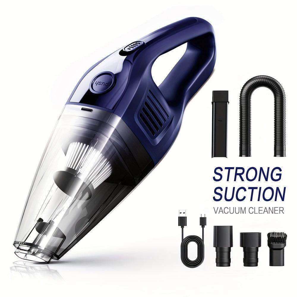 Portable Mini Wireless Handheld Vacuum Cleaner with Powerful Suction for Car  Home