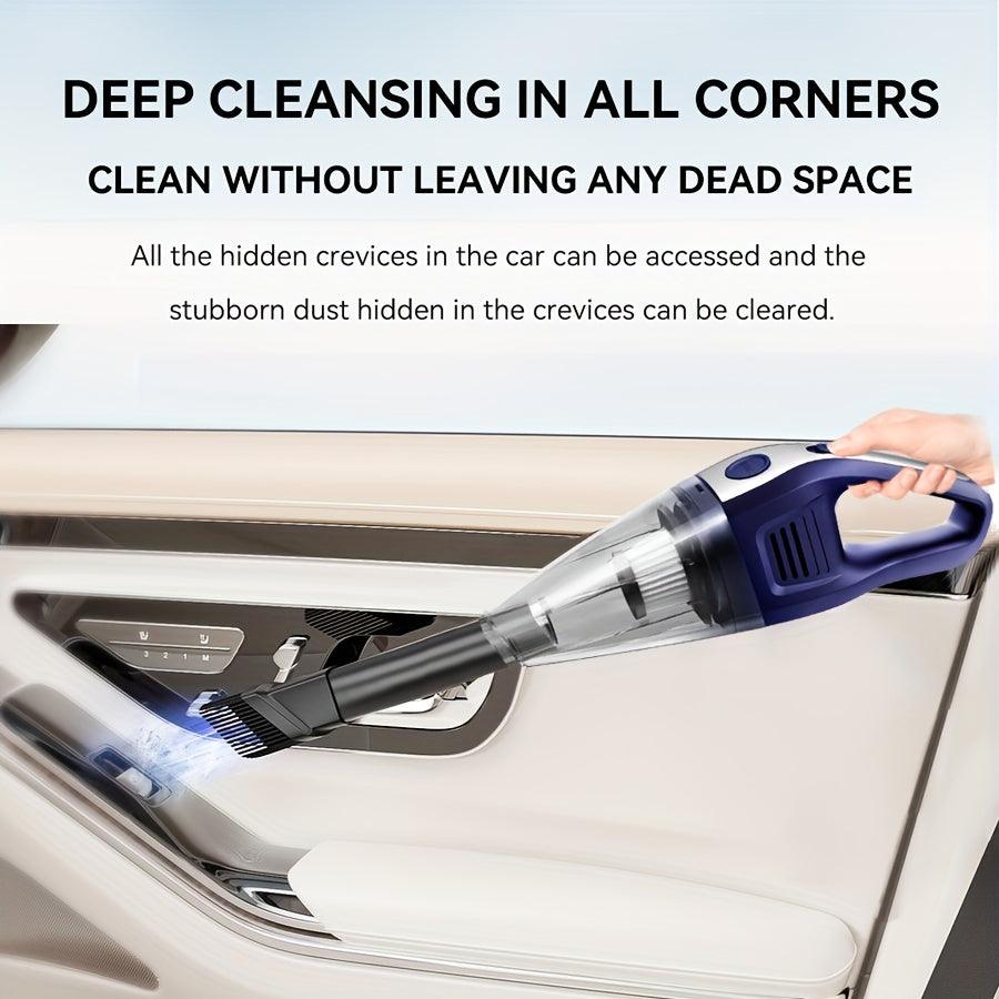 Portable Mini Wireless Handheld Vacuum Cleaner with Powerful Suction for Car  Home