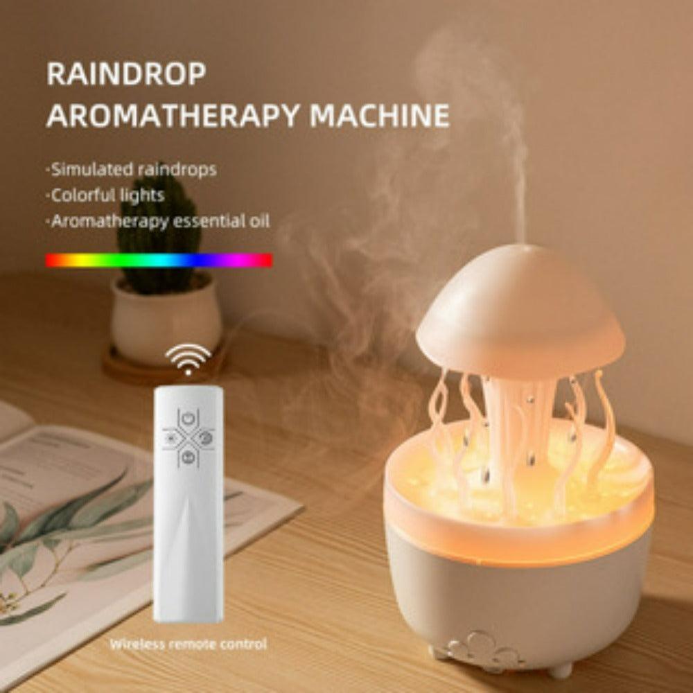 Essential Oil Aromatherapy Humidifier - Colorful Jellyfish Night Light Desk Decor