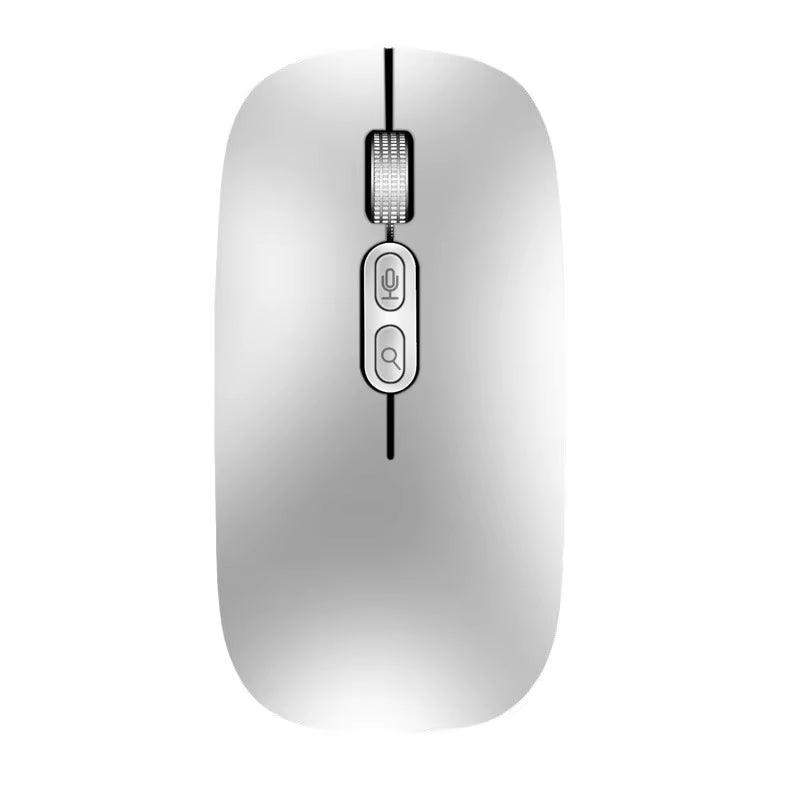 Ergonomic Wireless Mouse - 24G Bluetooth 1600DPI Silent Rechargeable for Windows Laptop