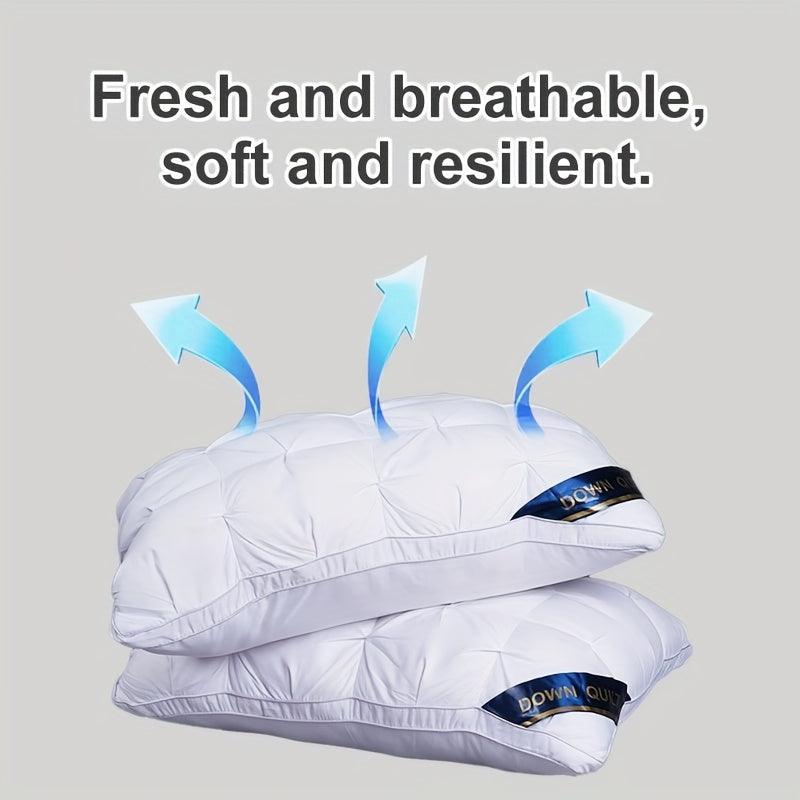 Hypoallergenic Queen Bed Pillows - Soft Down Alternative for All Sleep Positions