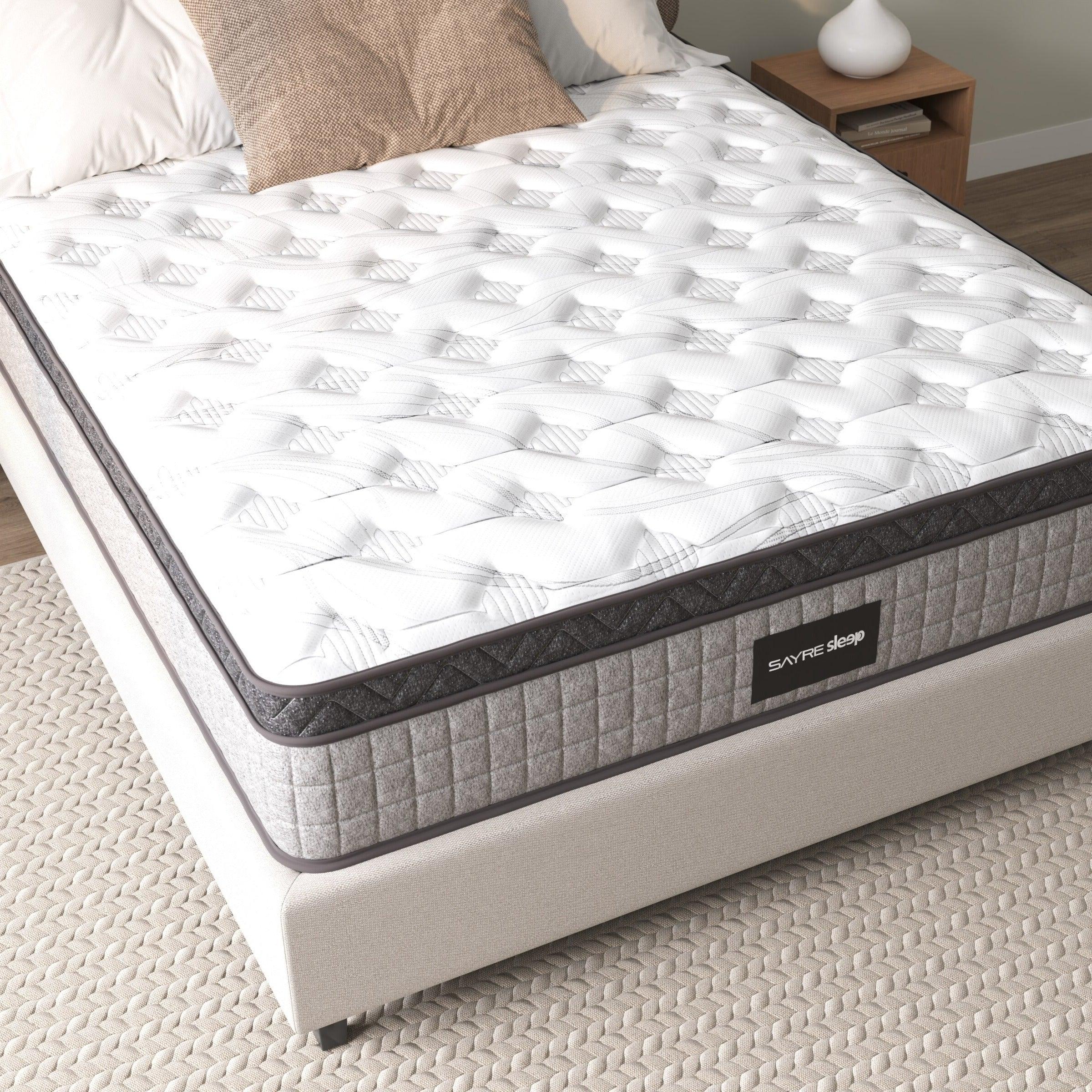 Hybrid Innerspring Gel Memory Foam Mattress - USA Made Motion Isolation