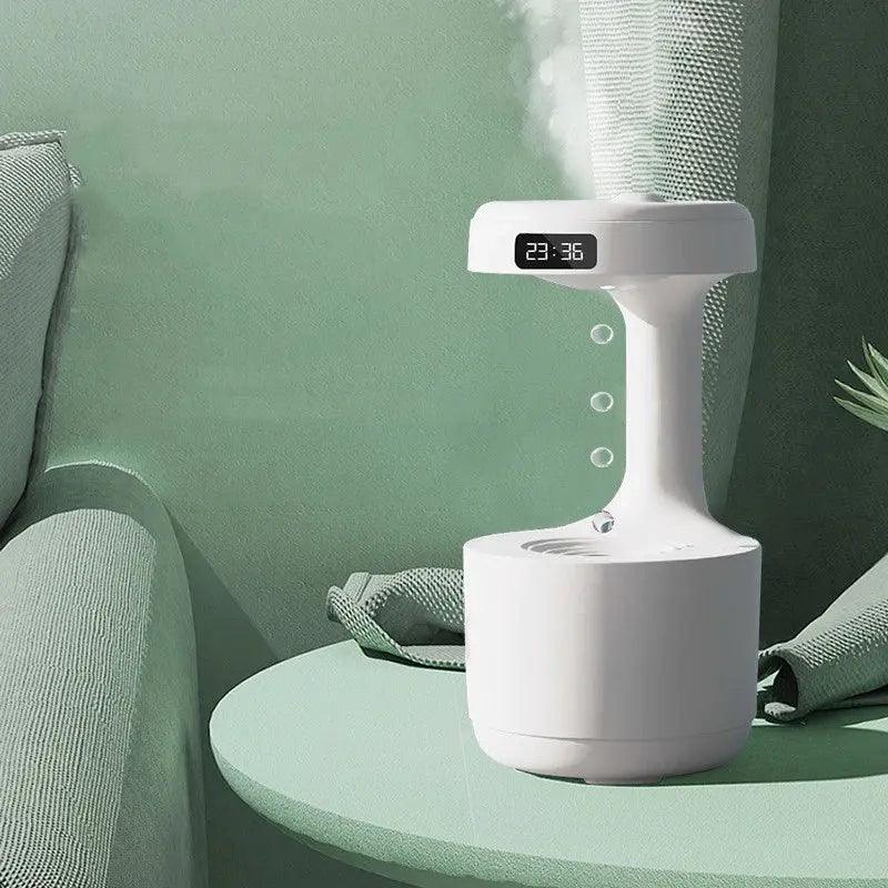 Anti-Gravity Humidifier  Aroma Diffuser with Clock - Large Capacity Silent Sprayer for Home and Office