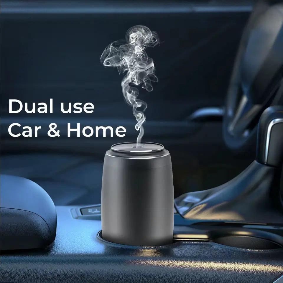 Automatic Car Air Freshener - Intelligent Spray Deodorizer for Cup Holder