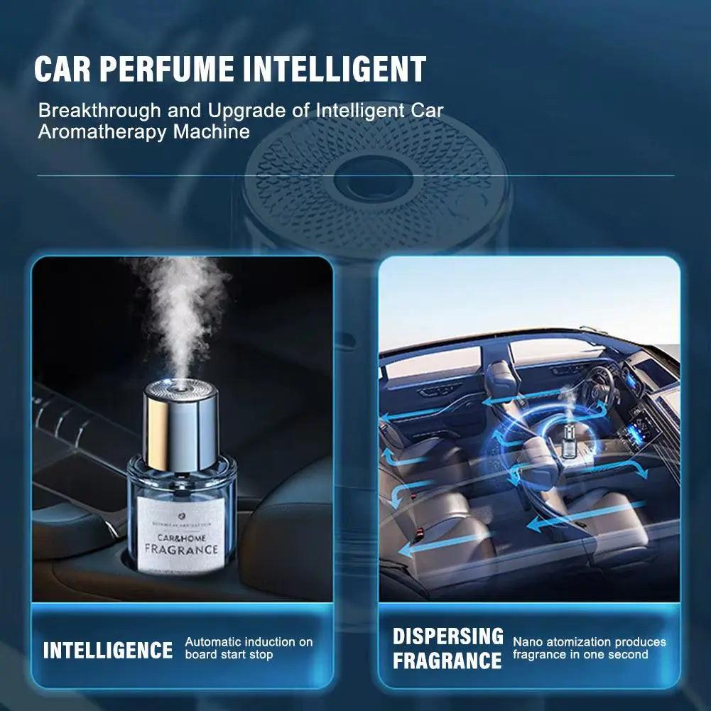 Diffuseur d'huiles essentielles et humidificateur pour voiture - Parfum intelligent de grande capacité