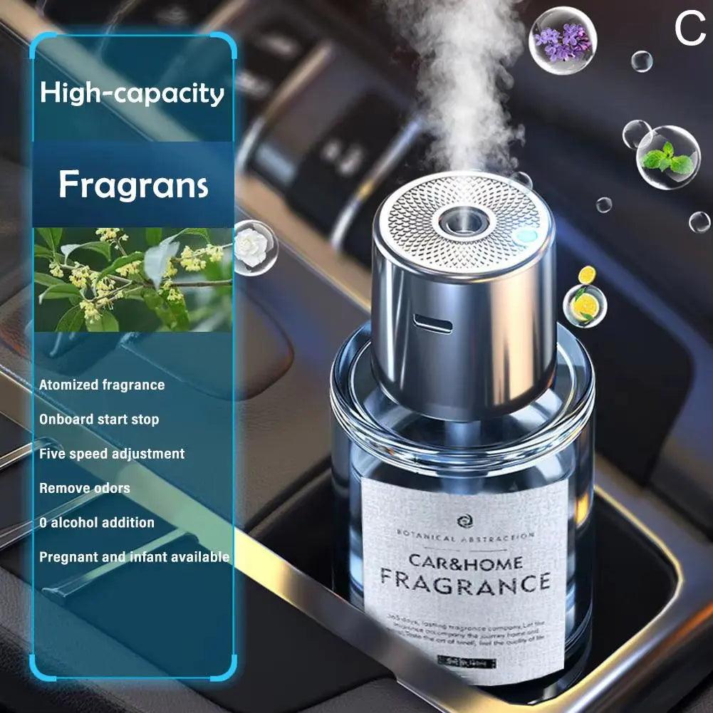 Diffuseur d'huiles essentielles et humidificateur pour voiture - Parfum intelligent de grande capacité