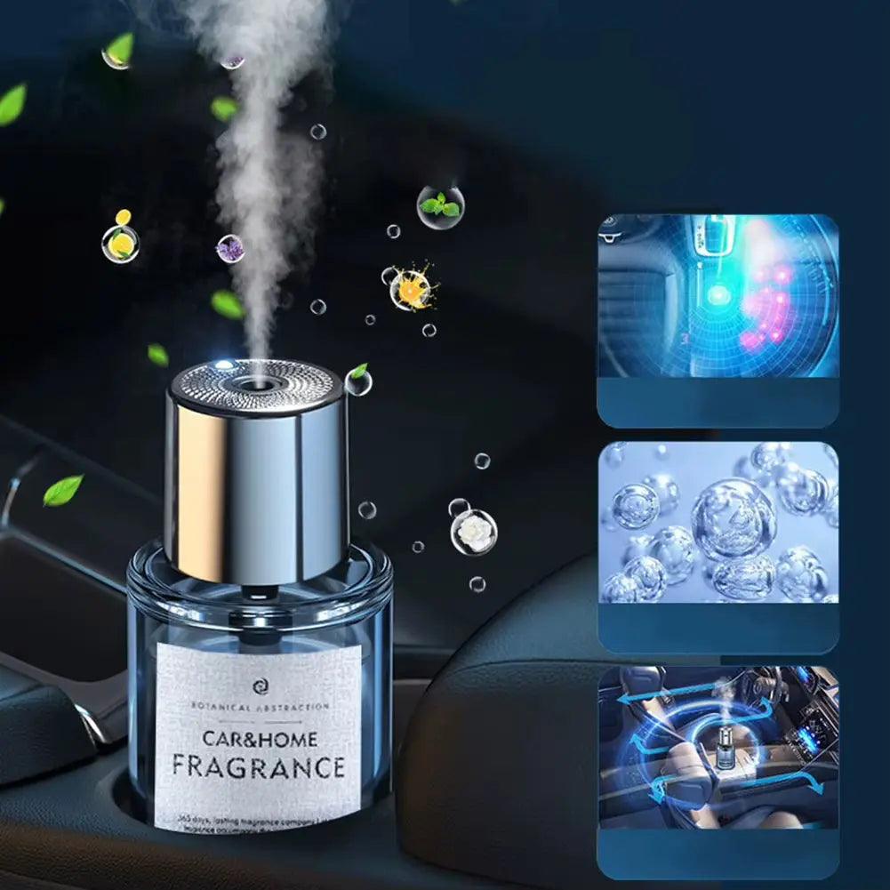 Car Mounted Perfume Humidifier - Aromatherapy Essential Oil Diffuser