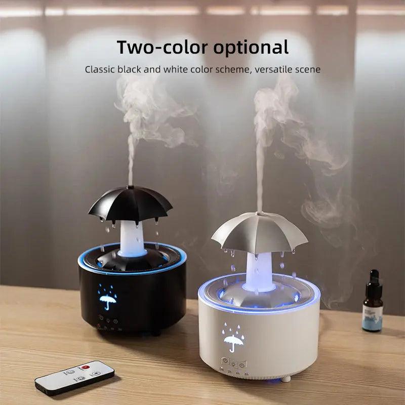 Creative Humidifier - Raindrop Essential Oil Diffuser with Colorful Light