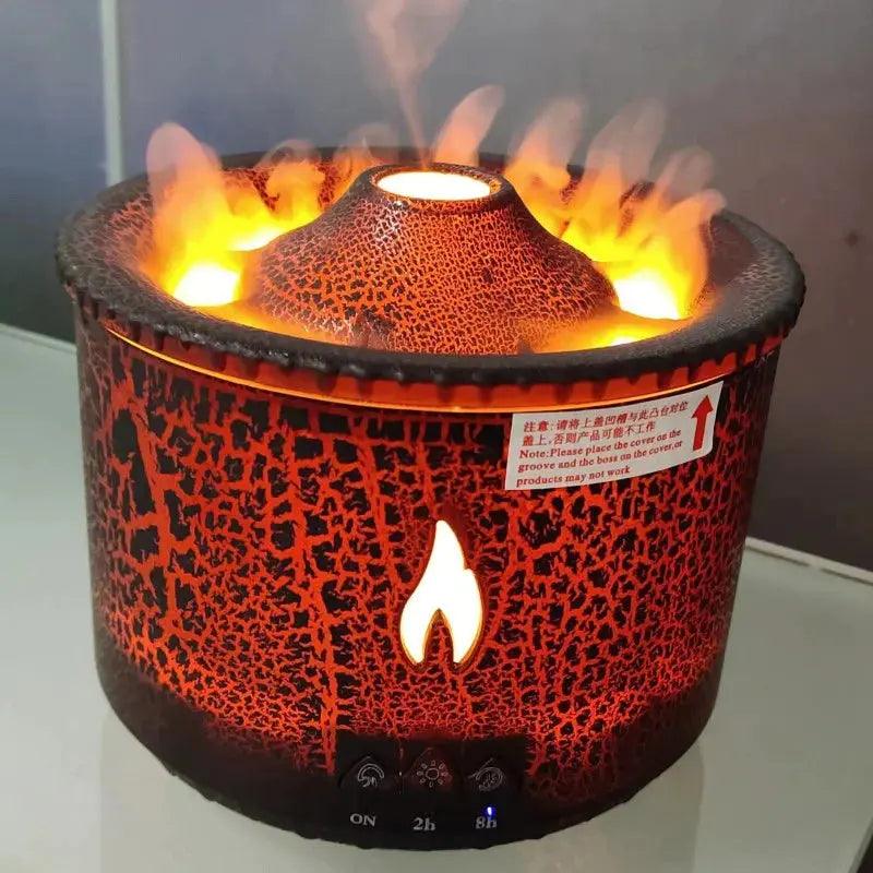 Humidificateur d'aromathérapie Creative Volcano | Diffuseur d'huiles essentielles Jellyfish Flame