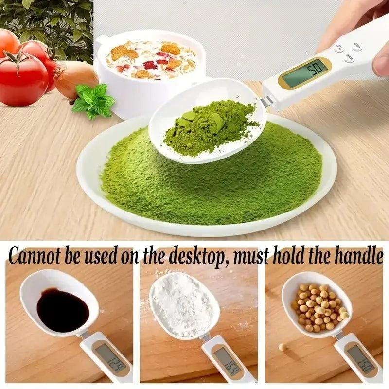 Digital Precision Spoon Scale | 0.1-500g Kitchen Measuring Tool