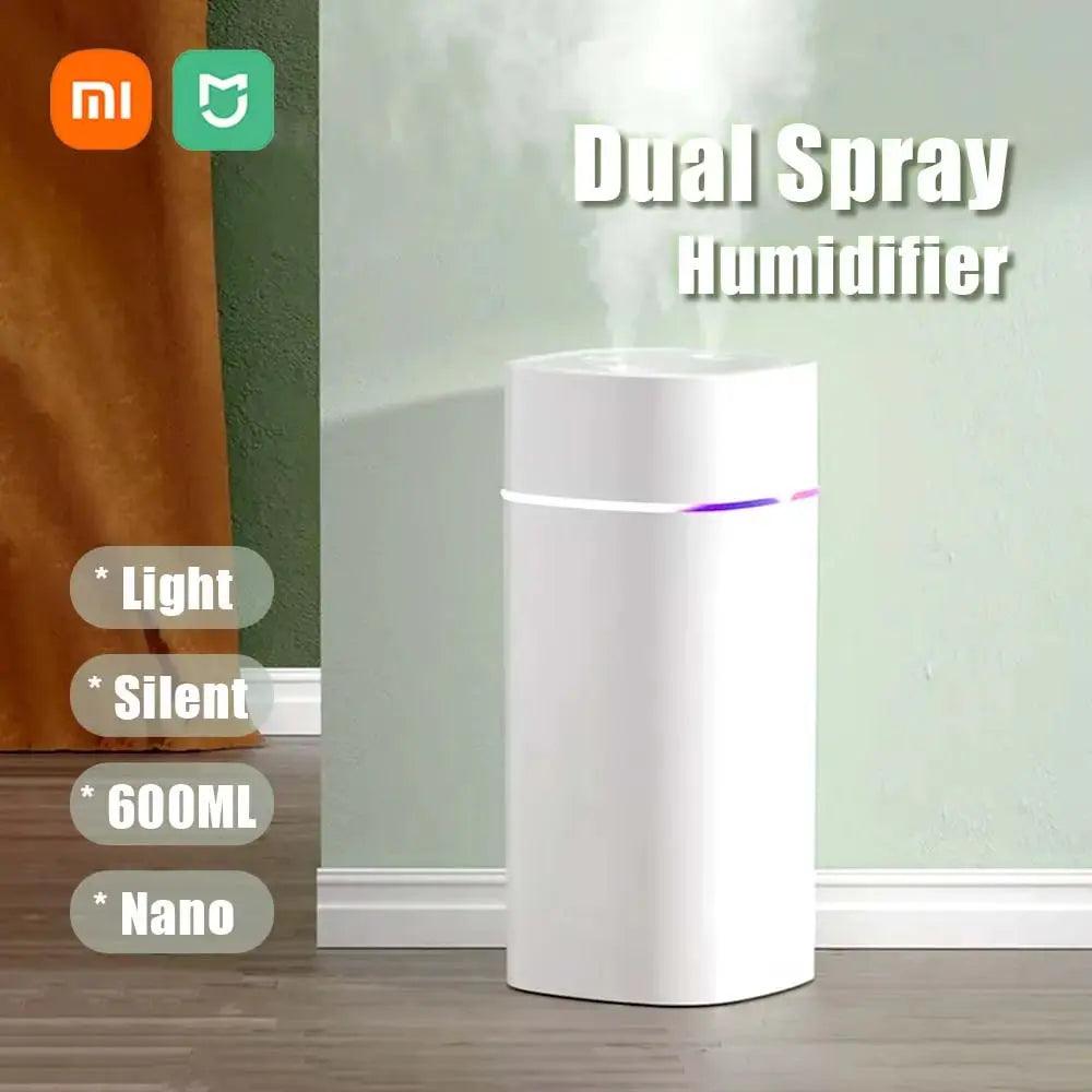 Humidificateur nano à lumière à sept couleurs et à deux vitesses