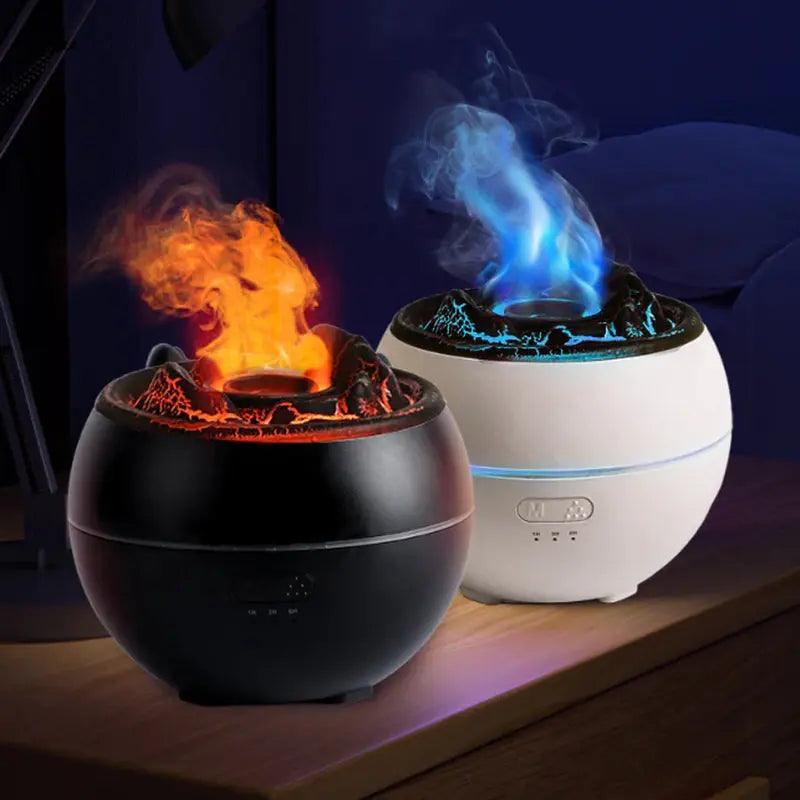 Flamme Aroma Diffusor Haushalt Schreibtisch Aromatherapie Luftbefeuchter