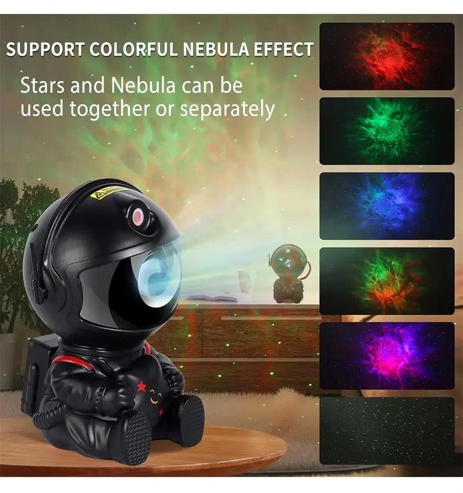 Galaxy Star Astronaut Projector | LED Starry Night Light for Kids & Adults