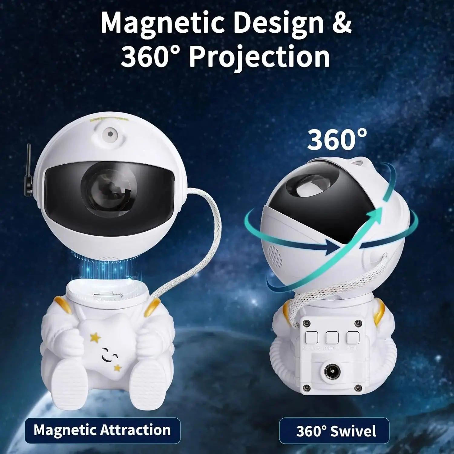 Galaxy Star Astronaut Projector | LED Starry Night Light for Kids & Adults