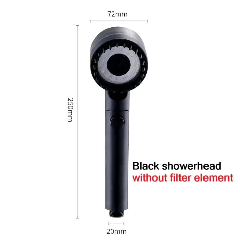 High-Pressure 3-Mode Shower Head | Massage & Rain Shower Faucet