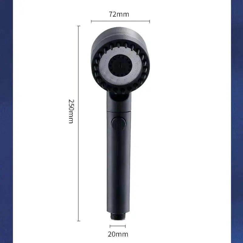 High-Pressure 3-Mode Shower Head | Massage & Rain Shower Faucet